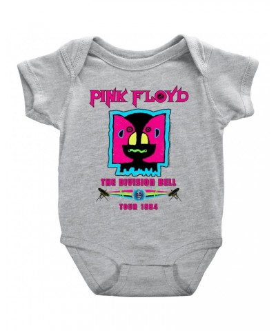 Pink Floyd Baby Short Sleeve Bodysuit | Division Bell 1994 Tour Design Bodysuit $7.38 Kids