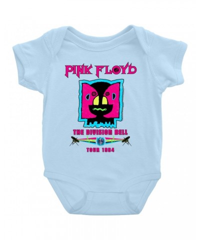 Pink Floyd Baby Short Sleeve Bodysuit | Division Bell 1994 Tour Design Bodysuit $7.38 Kids