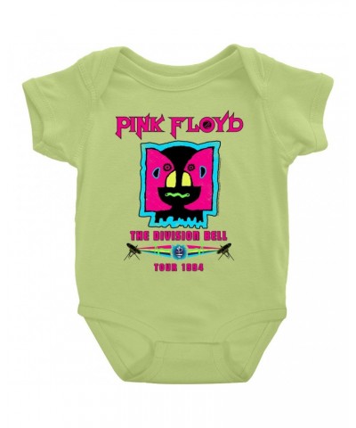 Pink Floyd Baby Short Sleeve Bodysuit | Division Bell 1994 Tour Design Bodysuit $7.38 Kids