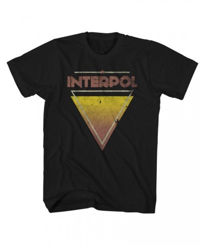 Interpol T-Shirt | Triangle Logo Shirt $12.46 Shirts