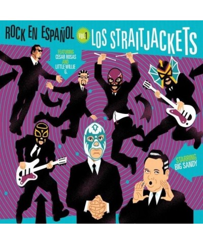 Los Straitjackets ROCK EN ESPAÑOL VOL. 1 (15TH ANNIVERSARY/PURPLE VINYL) Vinyl Record $11.66 Vinyl