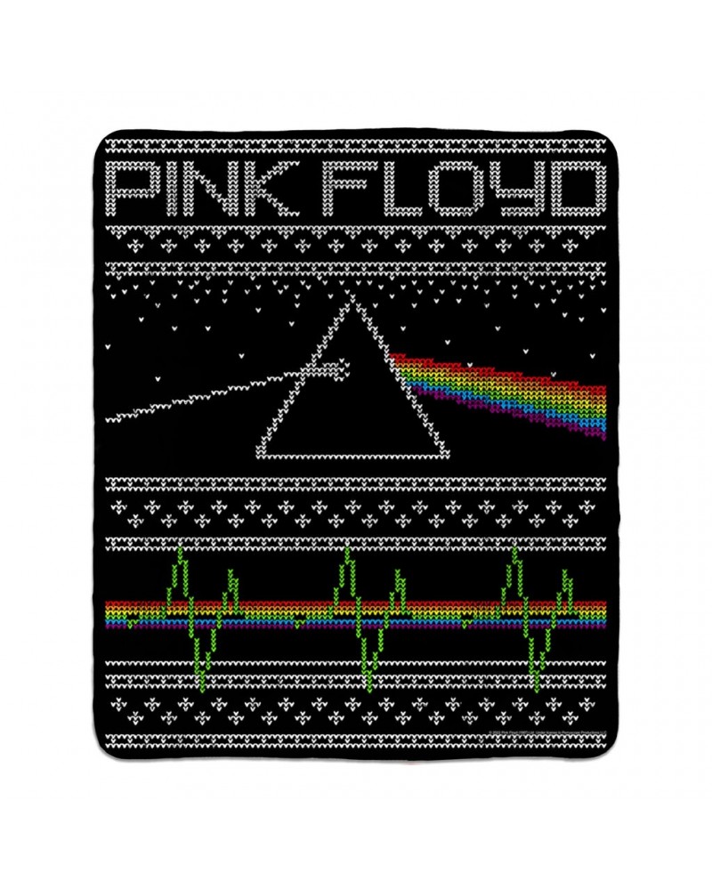 Pink Floyd Sherpa Blanket | Dark Side Of The Moon Holiday Needlepoint Blanket $28.68 Blankets