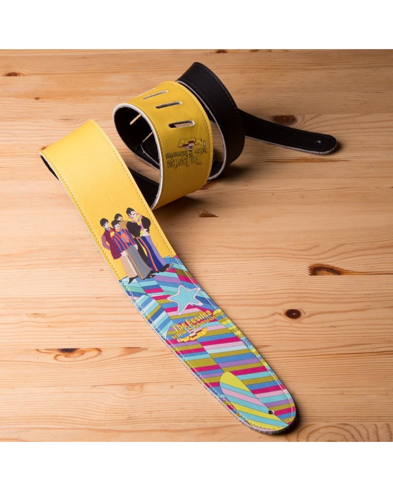 The Beatles Yellow Submarine 2.5" Vinyl Guitar Strap $13.30 Vinyl