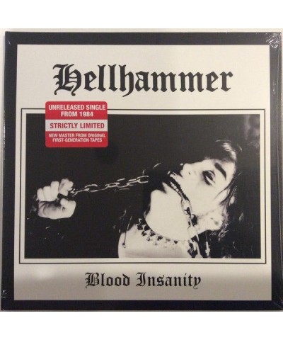 Hellhammer BLOOD INSANITY (GER) Vinyl Record - Gatefold Sleeve Picture Disc $12.39 Vinyl