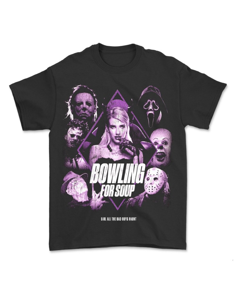 Bowling For Soup Girl All The Bad Guys Haunt Halloween Exclusive Tee $11.20 Shirts