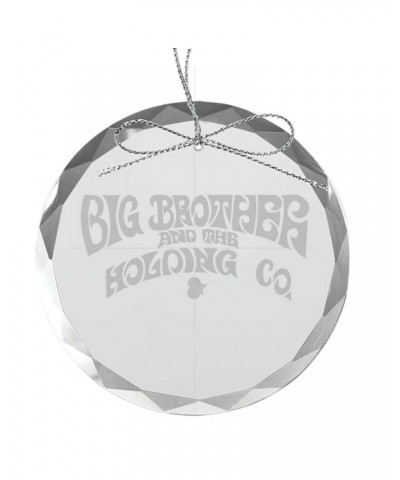 Janis Joplin Logo Round Laser-Etched Glass Ornament $6.88 Decor