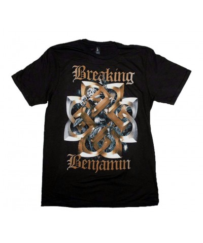 Breaking Benjamin T Shirt | Breaking Benjamin Floral Symbol T-Shirt $6.66 Shirts