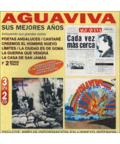 Aguaviva SUS MEJORES ANOS CD $8.80 CD