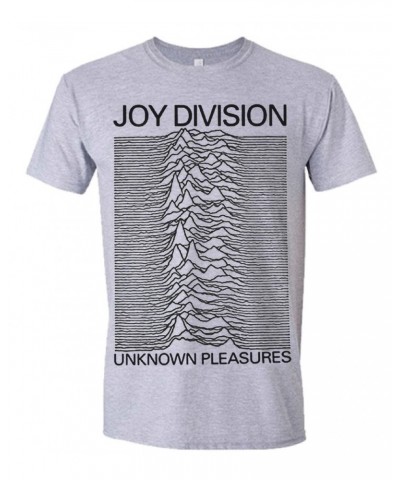 Joy Division T-Shirt - Unknown Pleasures Grey (Bolur) $18.22 Shirts