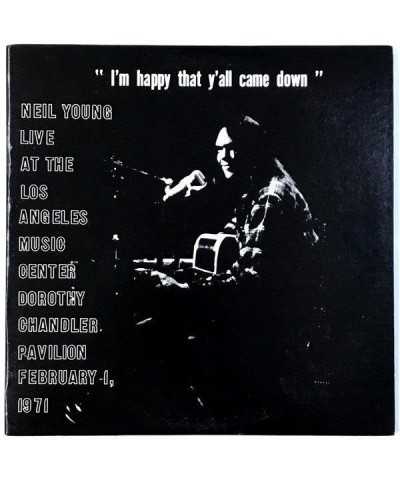 Neil Young Dorothy Chandler Pavilion 1971 Vinyl Record $8.40 Vinyl