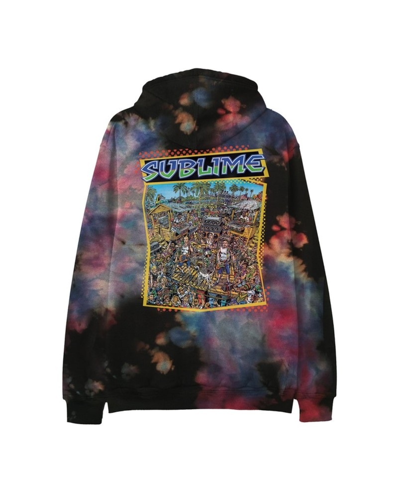 Sublime Radical Dub Tie Dye Hoodie $29.98 Sweatshirts