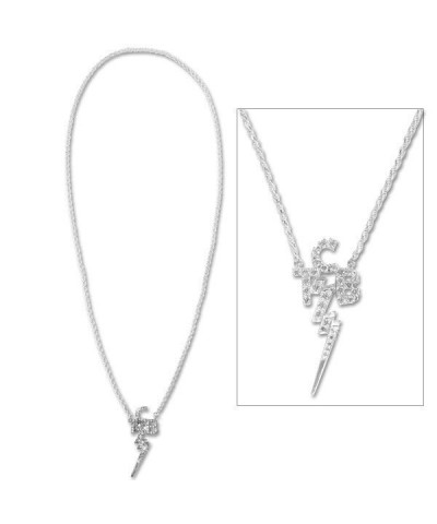 Elvis Presley TCB Silver Plate Cubic Zirconium Necklace $2.19 Accessories