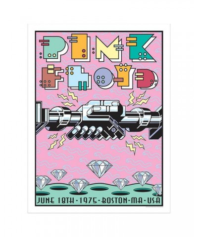 Pink Floyd JUNE 18 1975 BOSTON MA GALLERY EDITION POSTER $21.00 Decor