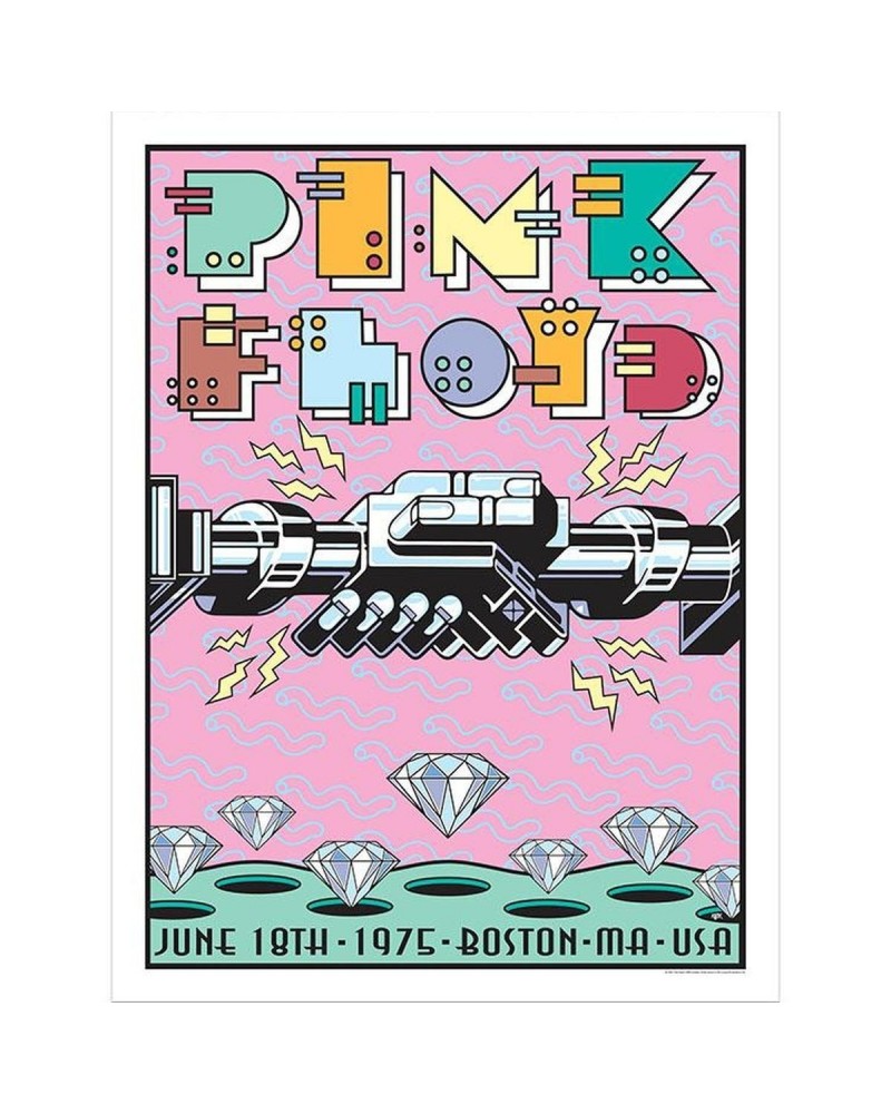 Pink Floyd JUNE 18 1975 BOSTON MA GALLERY EDITION POSTER $21.00 Decor