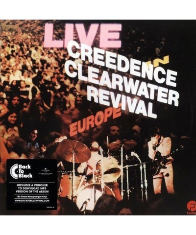 Creedence Clearwater Revival LP - Live In Europe (2xLP) (180g) (Vinyl) $24.52 Vinyl