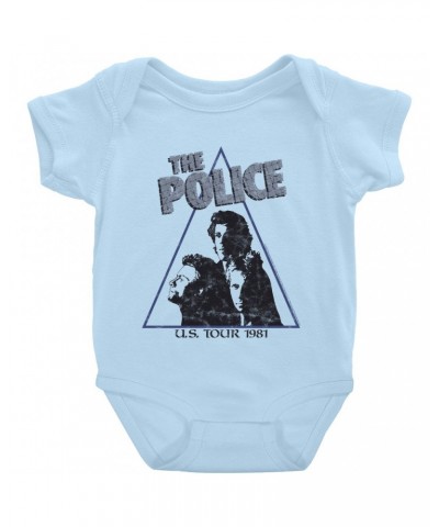 The Police Baby Short Sleeve Bodysuit | Zenyatta Mondatta 1981 U.S. Tour Bodysuit $7.58 Kids