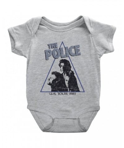 The Police Baby Short Sleeve Bodysuit | Zenyatta Mondatta 1981 U.S. Tour Bodysuit $7.58 Kids