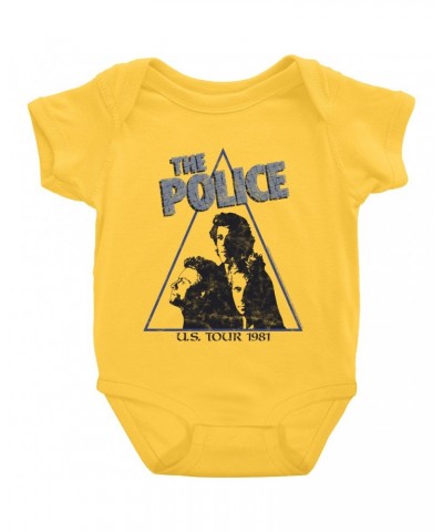 The Police Baby Short Sleeve Bodysuit | Zenyatta Mondatta 1981 U.S. Tour Bodysuit $7.58 Kids