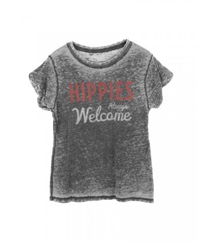 Woodstock Hippies Always Welcome Ladies T-shirt $2.20 Shirts