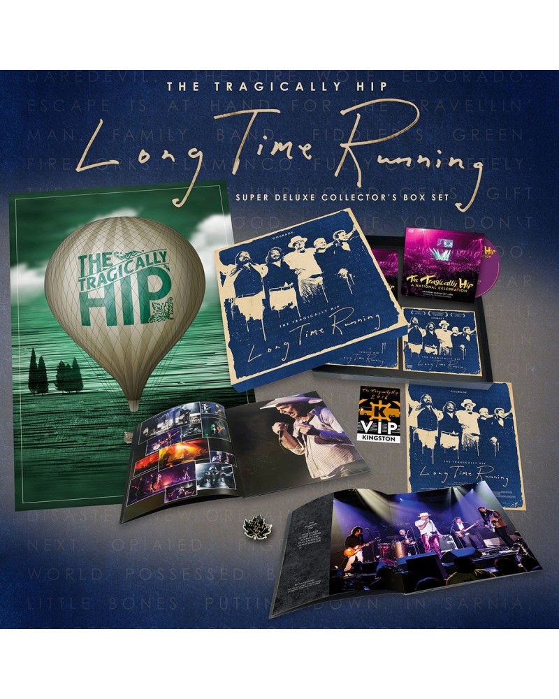 The Tragically Hip Long Time Running Deluxe 2 DVD / 2 BluRay $69.95 Videos