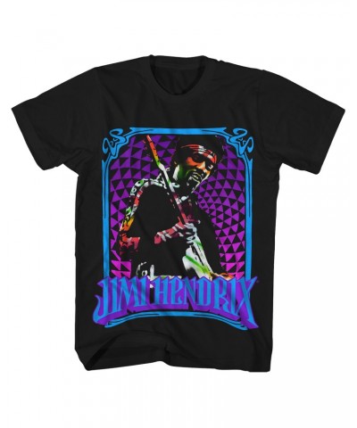 Jimi Hendrix T-Shirt | Fractal Frame Shirt $10.78 Shirts