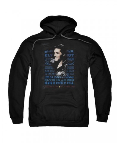 Elvis Presley Hoodie | ICON Pull-Over Sweatshirt $16.00 Sweatshirts