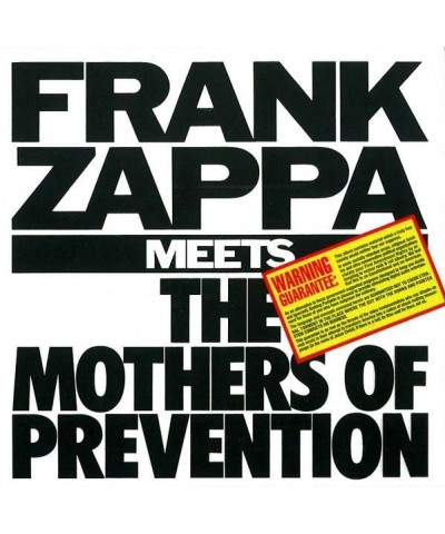 Frank Zappa MEETS MOTHERS OF PREVENTION CD $5.31 CD