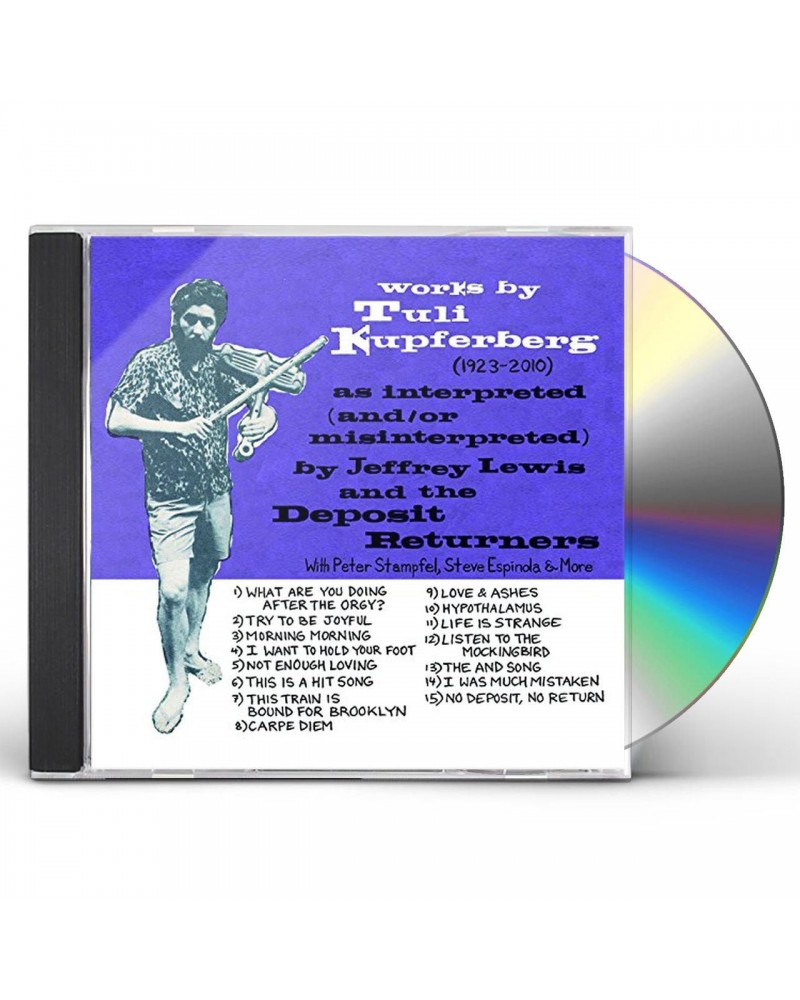 Jeffrey Lewis WORKS BY TULI KUPFERBERG (1923-2010) CD $6.20 CD