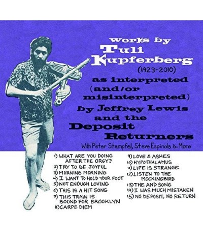 Jeffrey Lewis WORKS BY TULI KUPFERBERG (1923-2010) CD $6.20 CD