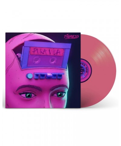 Tigress LP Vinyl Record - Pura Vida (Transparent Magneta Vinyl) $15.89 Vinyl