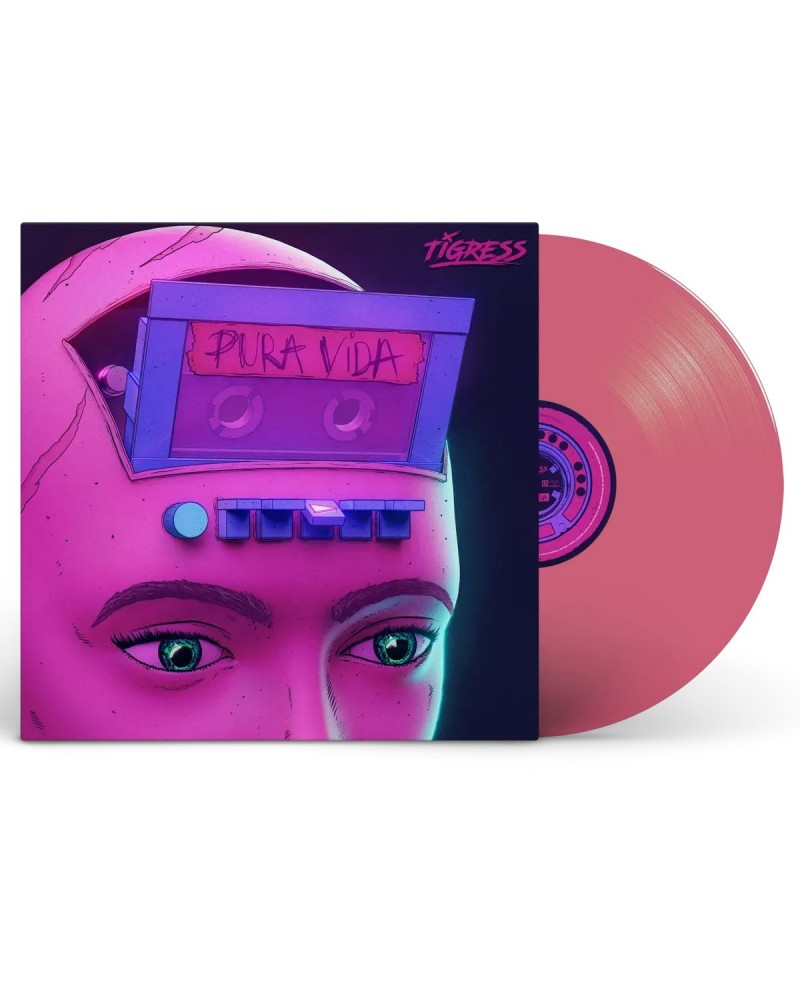 Tigress LP Vinyl Record - Pura Vida (Transparent Magneta Vinyl) $15.89 Vinyl