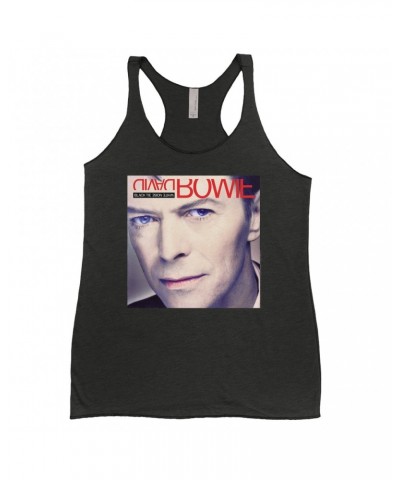 David Bowie Ladies' Tank Top | Black Tie White Noise Album Cover Shirt $13.61 Shirts