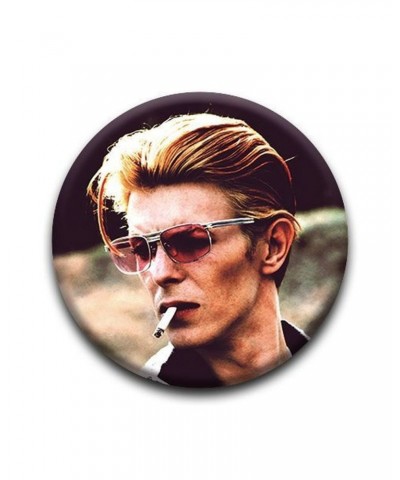 David Bowie Cigarette 1 1/4" Rd. Button $0.56 Accessories