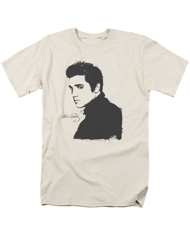 Elvis Presley Shirt | BLACK PAINT T Shirt $7.99 Shirts