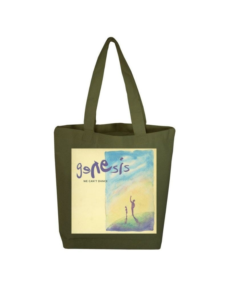 Genesis We Can't Dance Olive Tote Bag $10.00 Bags