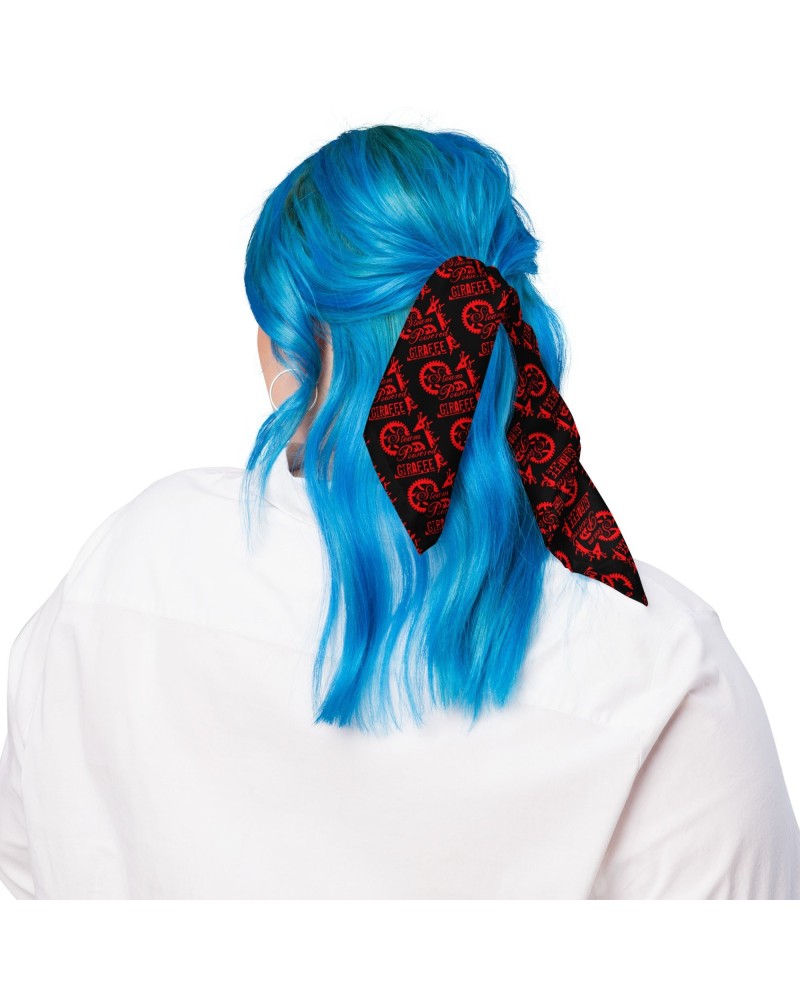 Steam Powered Giraffe Black with Red SPG Logo Bandana $5.70 Accessories