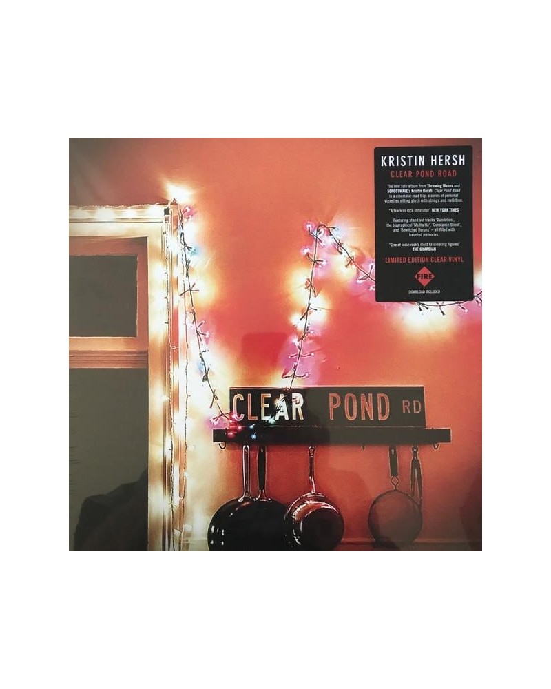 Kristin Hersh Clear Pond Road (Clear) Vinyl Record $14.72 Vinyl