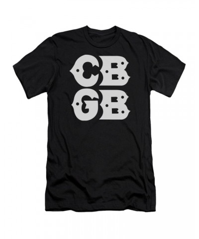 Cbgb Slim-Fit Shirt | STACKED LOGO Slim-Fit Tee $9.40 Shirts