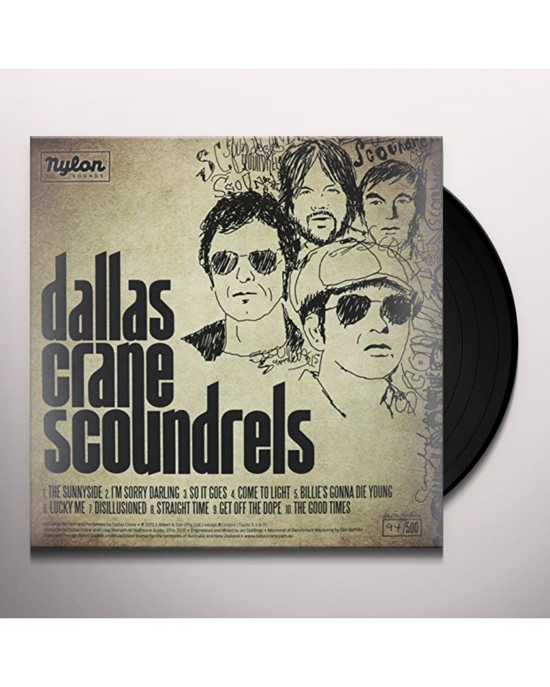 Dallas Crane Scoundrels Vinyl Record $8.97 Vinyl