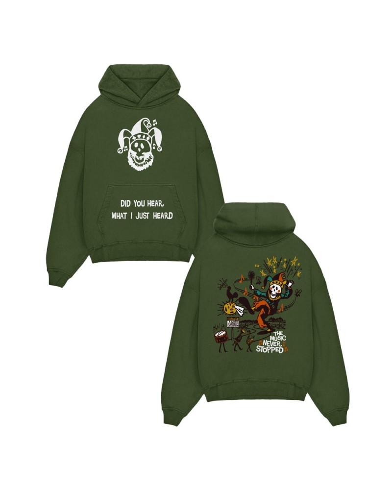 Grateful Dead The Music Never Stopped Hoodie $19.20 Sweatshirts