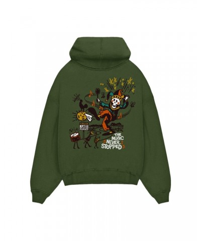 Grateful Dead The Music Never Stopped Hoodie $19.20 Sweatshirts