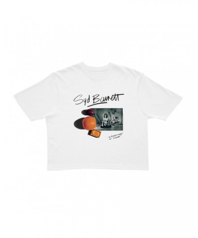 Syd Barrett Ladies' Crop Tee | The Madcap Laughs And Barrett Photo Crop T-shirt $11.86 Shirts