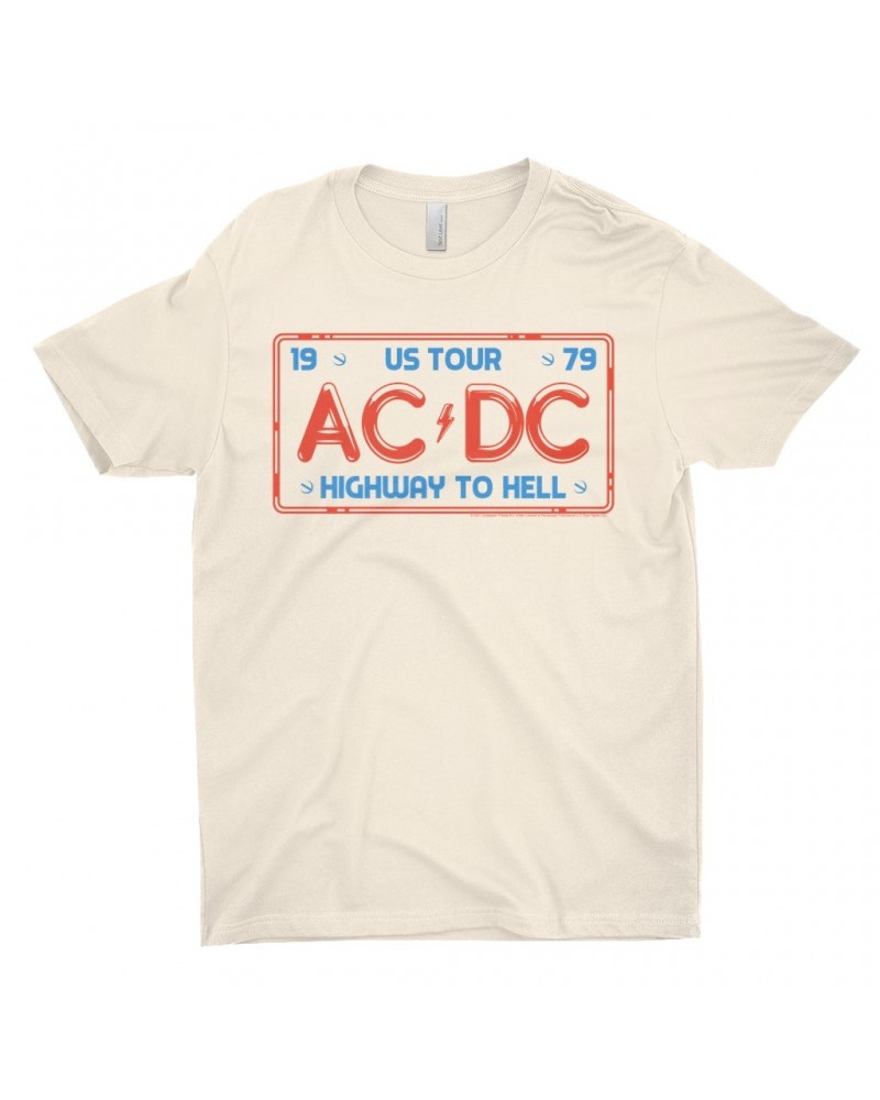 AC/DC T-Shirt | Highway To Hell License Plate US Tour Shirt $7.98 Shirts