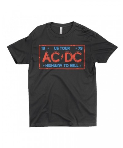 AC/DC T-Shirt | Highway To Hell License Plate US Tour Shirt $7.98 Shirts