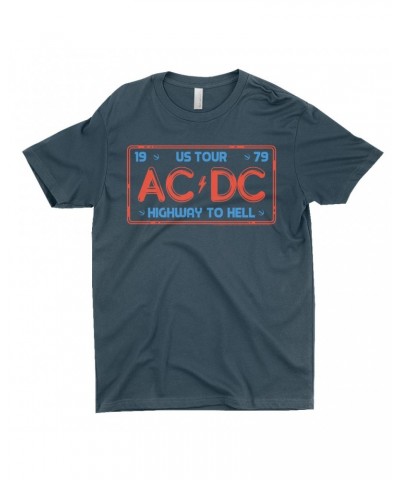 AC/DC T-Shirt | Highway To Hell License Plate US Tour Shirt $7.98 Shirts