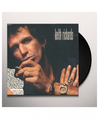 Keith Richards Talk Is Cheap Vinyl Record $12.96 Vinyl