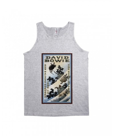 David Bowie Unisex Tank Top | The Outside Tour Japan Concert Poster Shirt $11.23 Shirts