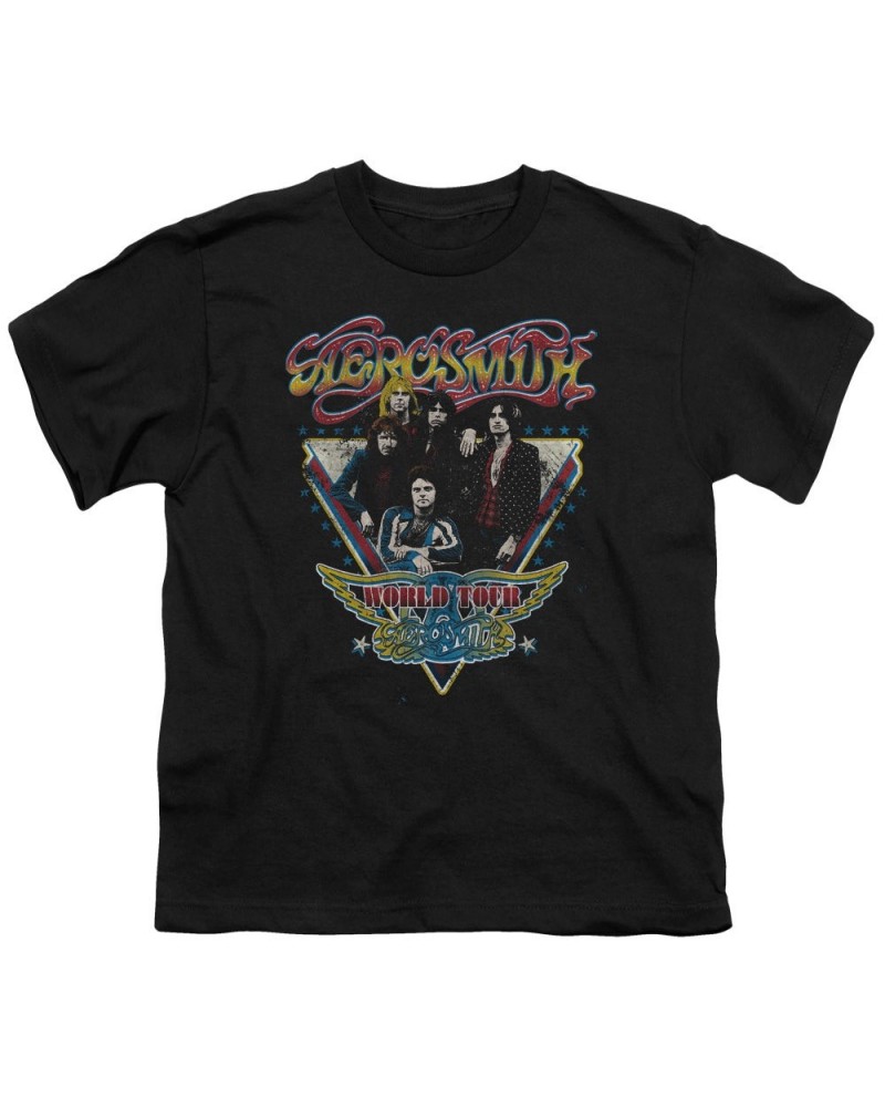 Aerosmith Youth Tee | TRIANGLE STARS Youth T Shirt $6.12 Kids