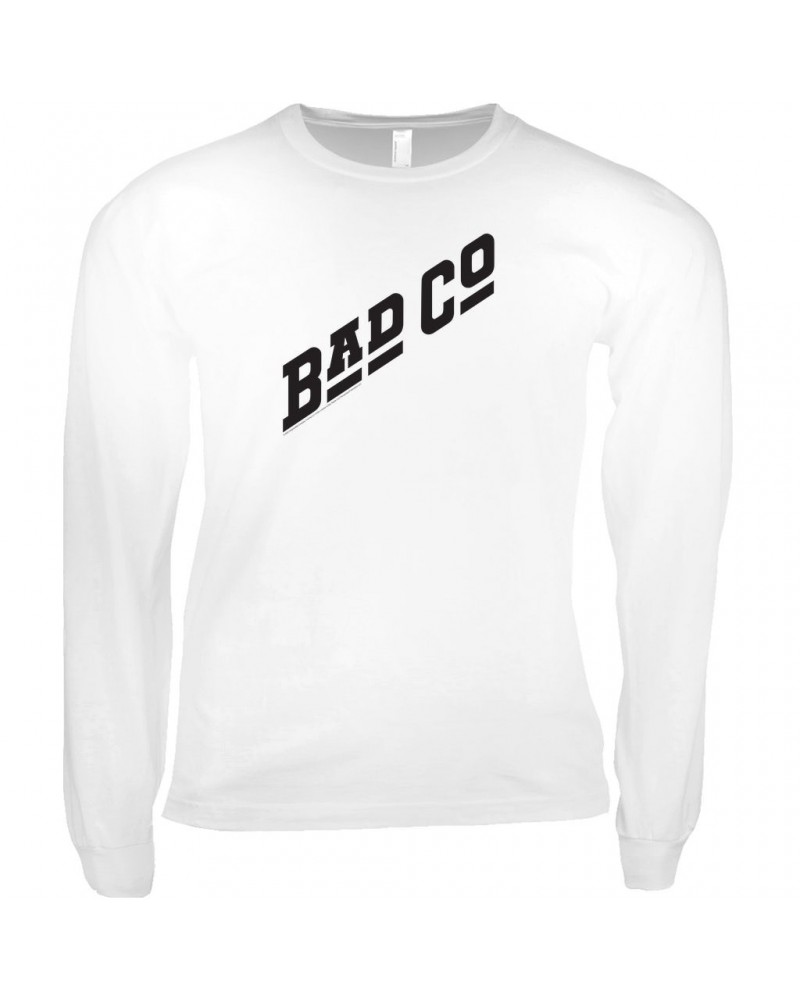 Bad Company Long Sleeve Shirt | Classic Logo Black Shirt $10.48 Shirts