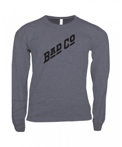 Bad Company Long Sleeve Shirt | Classic Logo Black Shirt $10.48 Shirts